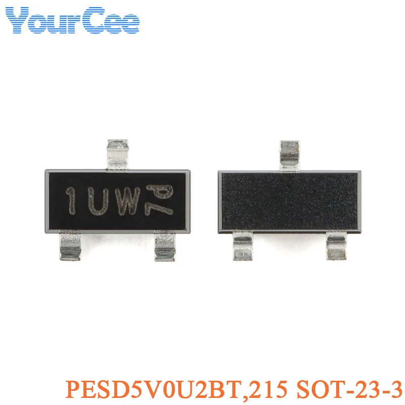 Chip de diodos de protección ESD, 50 piezas PESD5V0U1BL,315 PESD5V0 X1BCAL V1BB V1BA U2BT U1BL S2BT R1BSFYL H1BSFYL G1BLYL PESD3V3X1B - imagen 5