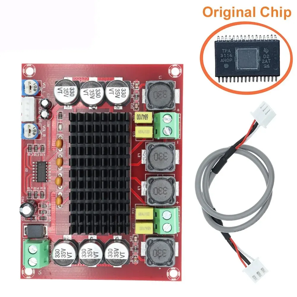 Chip Original TPA3116 D2 XH-M543 12V 24V 120W * 2 Placa amplificadora de Audio de potencia Digital de doble canal 120W X2 TPA3116D2 - imagen 5