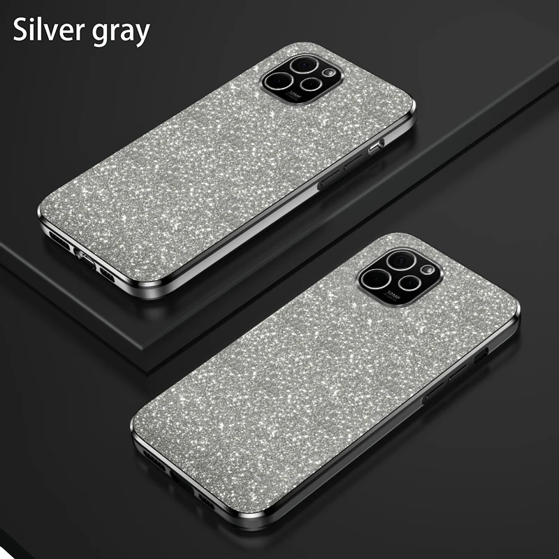 Funda de teléfono para Huawei Nova Y61, carcasa trasera de silicona con brillo degradado de lujo, EVE-LX9, EVE-LX9N - imagen 2