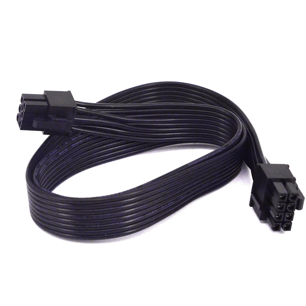 PCI Express-Cable de alimentación de 6 pines a 6 + 2 pines, GPU, 6 pines, 8 pines, para Corsair HX W Series HX520W HX620W HX650W - imagen 2