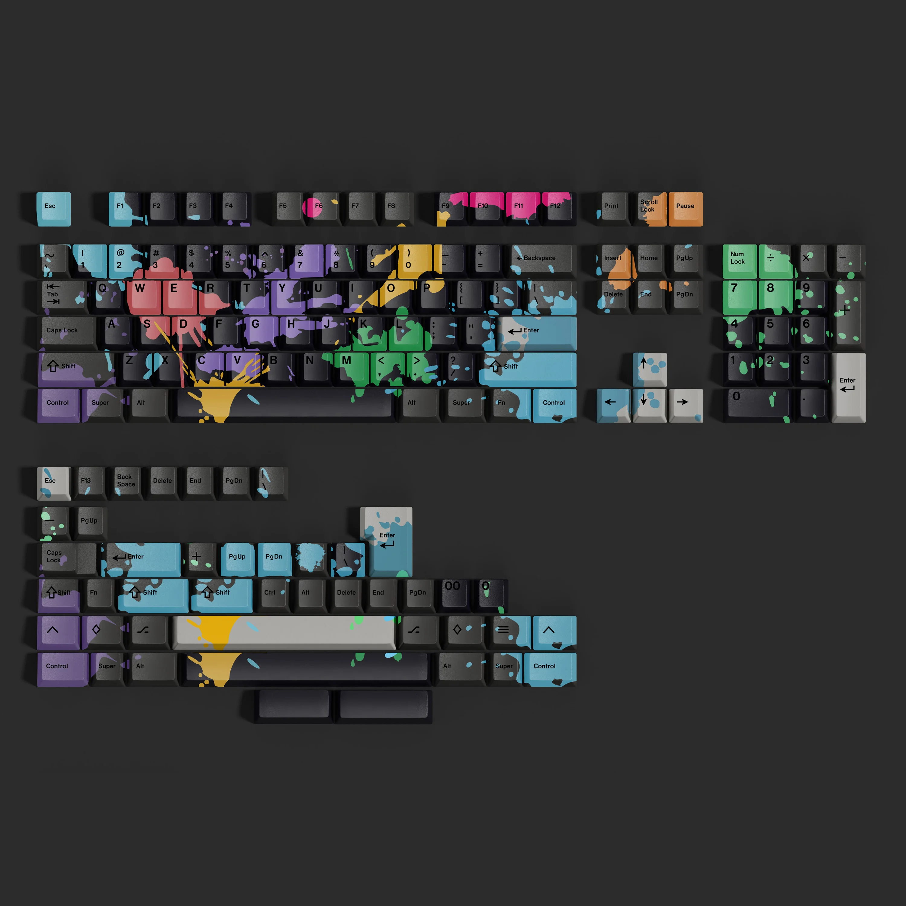 Teclas GMK Zombies 149 teclas Material PBT perfil Cherry DYE-SUB para teclado mecánico MX Switch 61/64/68/75/84/87/98/104/108 - imagen 2