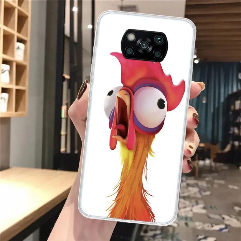 Funda de teléfono de silicona pollo gallina gallo para Xiaomi Poco X3 Nfc X5 X6 X7 F7 Ultra F6 F5 Pro M6 M5S X4 F4 GT M4 M3 F3 cubierta Poco X3 - imagen 2