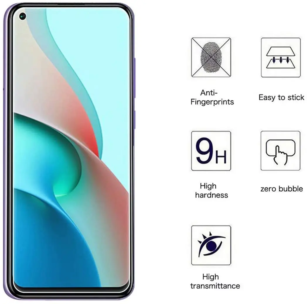 Vidrio templado para Xiaomi Mi CC9 CC9E A3 Play 9 Lite Pro 5G, Protector de pantalla, 5 unidades - imagen 3
