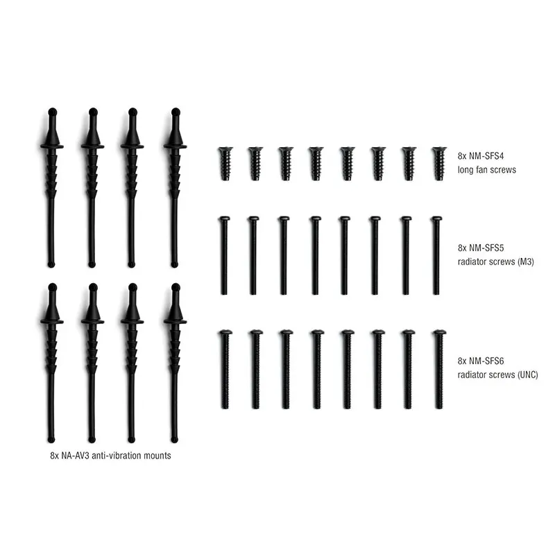 Noctua-Marco espaciador de entrada de aire lateral, NA-IS1-12 Sx2, 5mm de espesor, para ventiladores de 120x25mm, reducción de ruido de ventilador Simple y eficiente - imagen 5