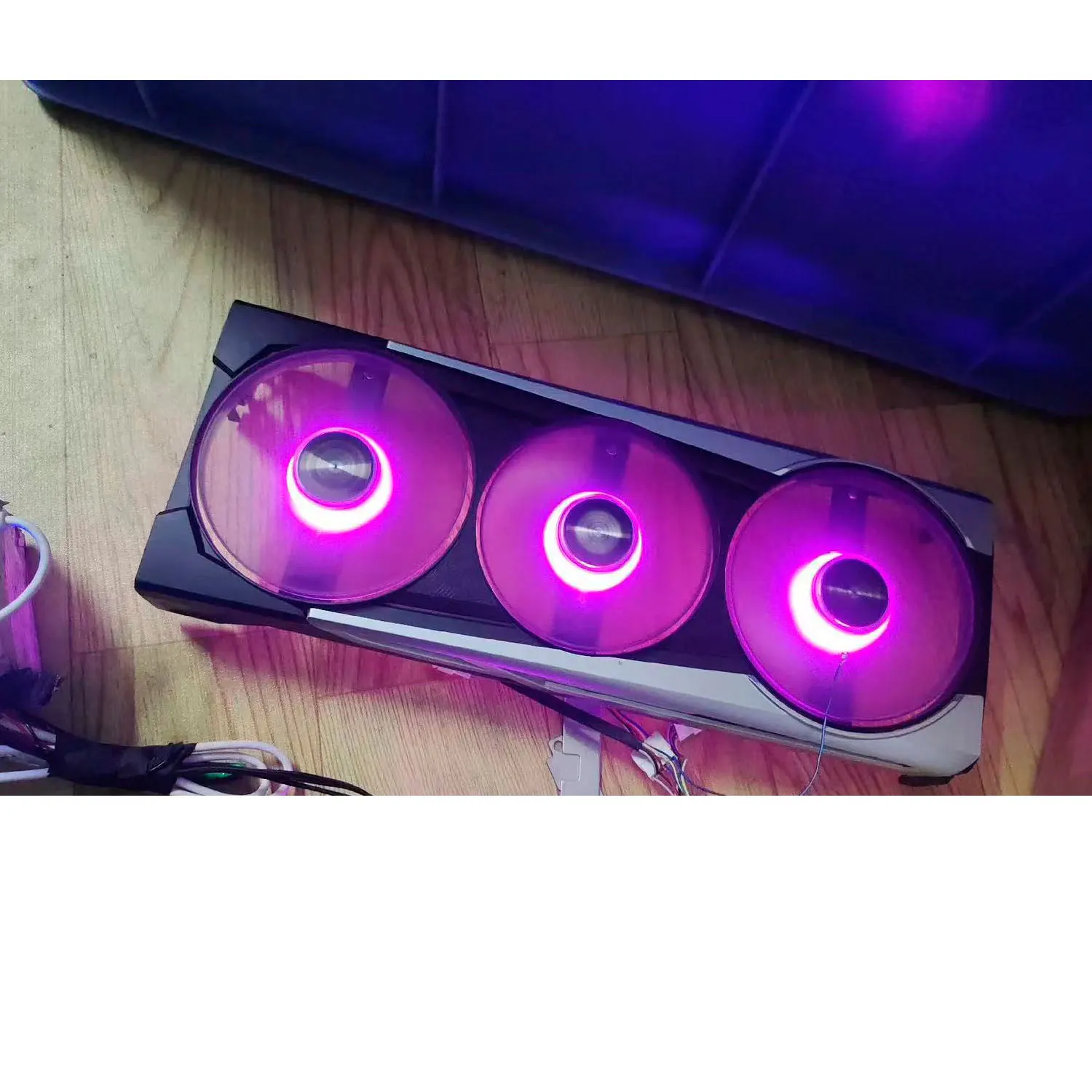 Nuevo ventilador de refrigeración LED FDC10U12D9-C FDC10H12D9-C adecuado para tarjeta gráfica Sapphire NITRO + AMD Radeon RX 6700 6800 6900 XT - imagen 4