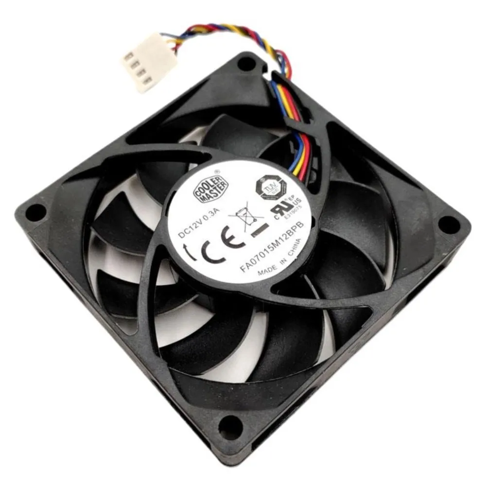 Ventilador PWM 70mm Silencioso – Refrigeración CPU 12V - imagen 3