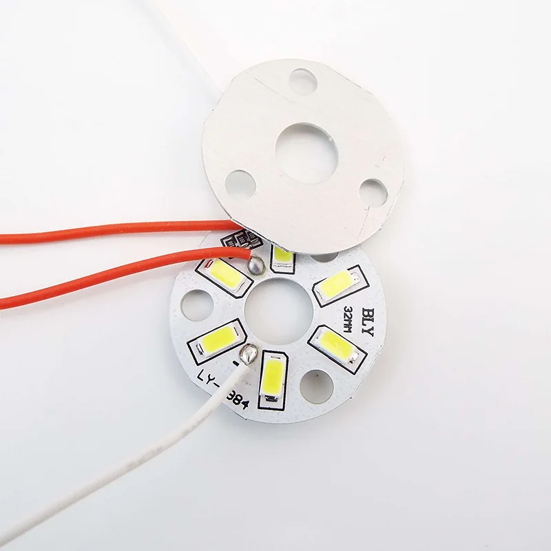 LED 5730SMD 3W 5V chip de lámpara fuente de tablero de luz con bombilla de línea transformación redonda regulable verde azul púrpura luz cálida - imagen 3