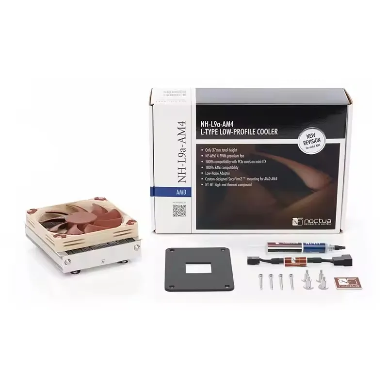 Noctua NH-L9a-AM4 Ventilador de 92 mm Plataforma AMD AM4 CPU Cooler 37 mm de altura NH-L9a-AM4 Radiador de torre 6 años de garantía - imagen 5