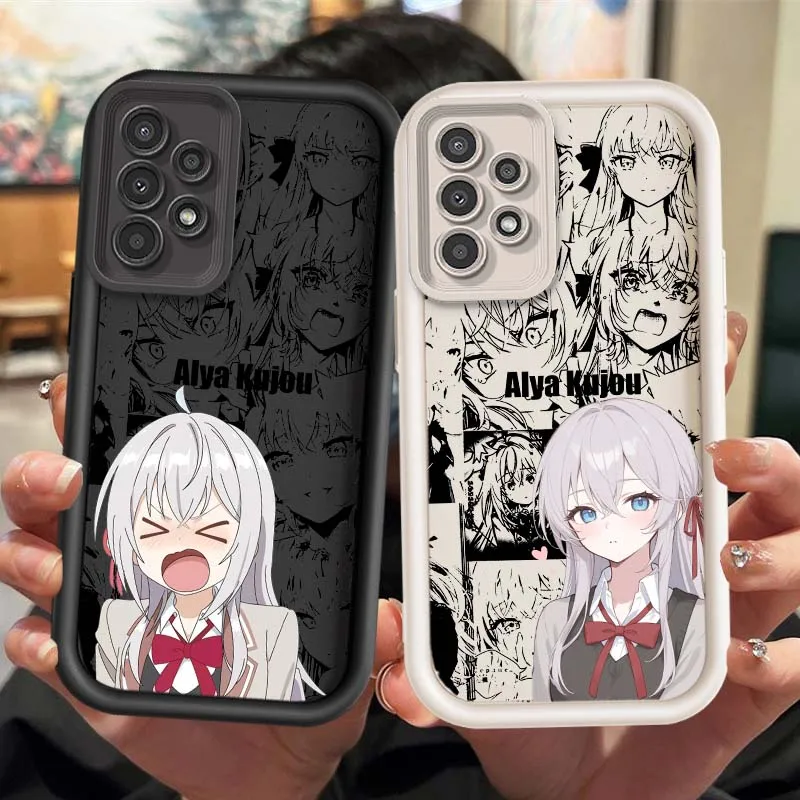 Funda de Teléfono con Diseño de Anime Alya Kujou para Samsung Galaxy A73 A72 A71 A56 A55 A35 A25 A54 A53 A52 A51 A32 - imagen 2