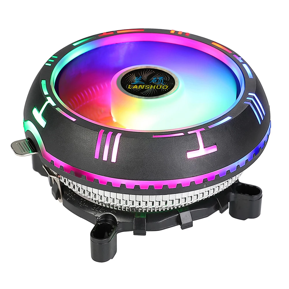 Ventilador RGB 90mm - Detalle de iluminación