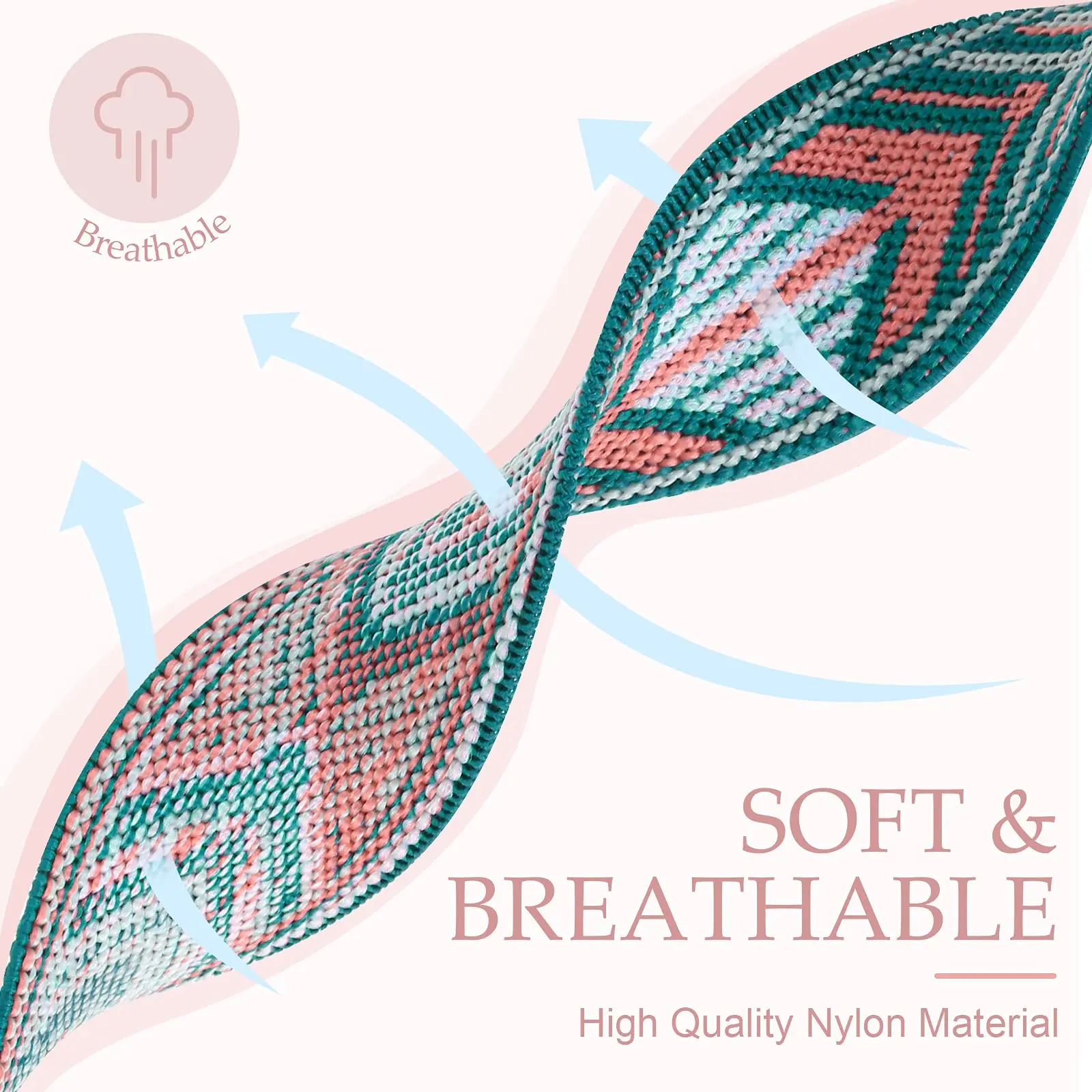 Correa de nailon elástica para Redmi Watch 4, 5, 6, repuesto para mujeres y hombres, correa de reloj trenzada Solo para pulsera Xiaomi Mi Band 8 Pro - imagen 3