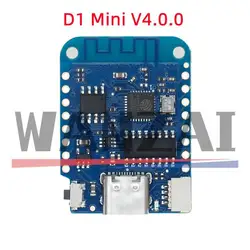 WEMOS D1 Mini V4.0.0 TYPE-C USB WIFI Placa de Internet de las cosas basada en ESP8266 4MB MicroPython Nodemcu Compatible con Arduino