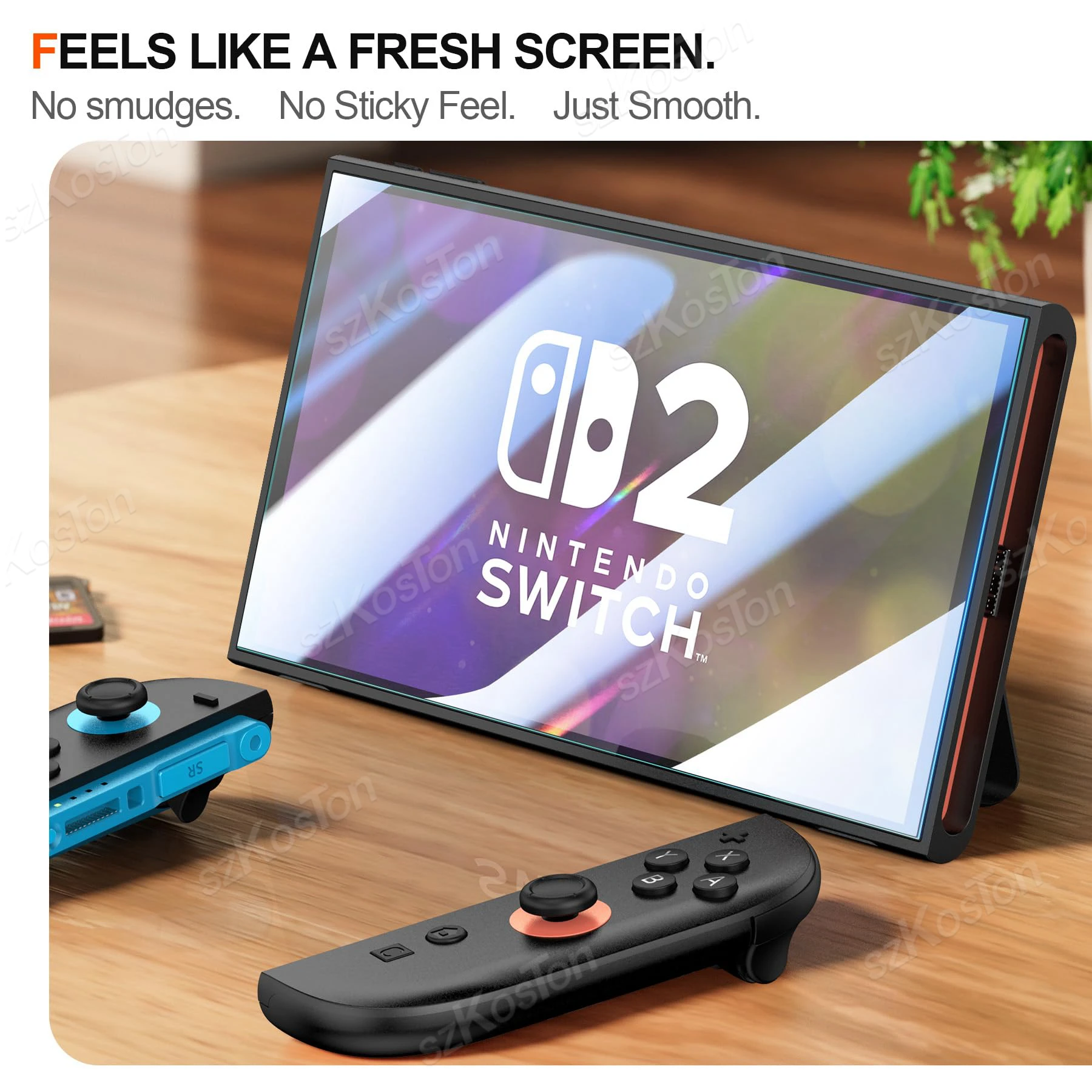 1-2 uds vidrio templado para Switch 2 Protector de pantalla película protectora HD transparente antiarañazos para Switch 2 accesorios de juegos - imagen 3