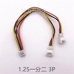 Cable JST 1.25mm Macho-Hembra 100mm 2-6 pines