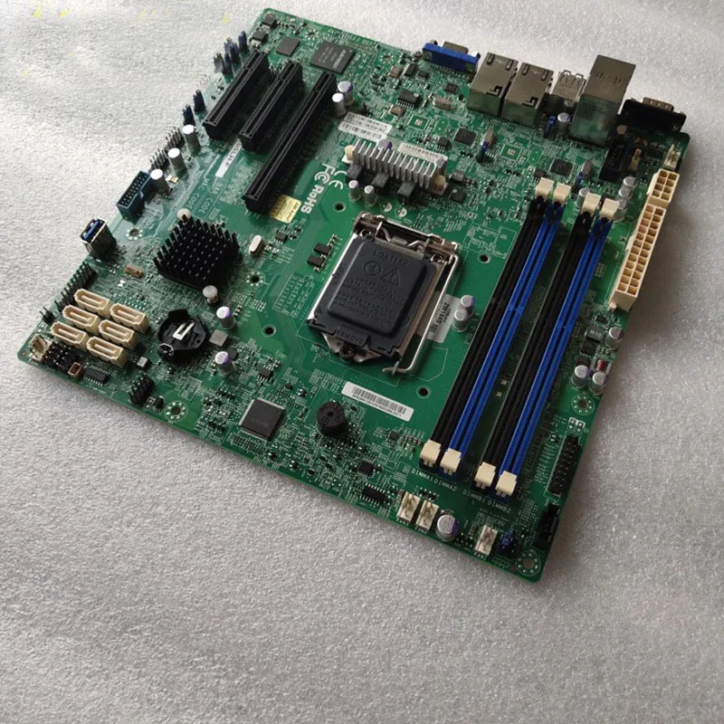 Placa base microATX de servidor X10SLH-F LGA 1150 C226 compatible con E3-1200 v3/v4 DDR3 PCI-E 3,0 6 SATA3.0 perfecto probado - imagen 4