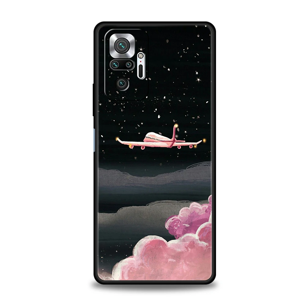 Funda de teléfono de avión para Xiaomi Redmi Note 14 5G 13 12 10 11 Pro Plus 4G 14C 13C 12C 10C 9C funda suave de TPU - imagen 3