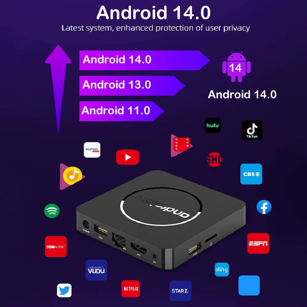 Smart TV Box Q10 Android14 Smart Home Allwinner H313 Quad Core Dual Wifi 2.4G $5G BT AV1 Ram 4GB 8GB 128GB Reproductor multimedia de transmisión - imagen 3