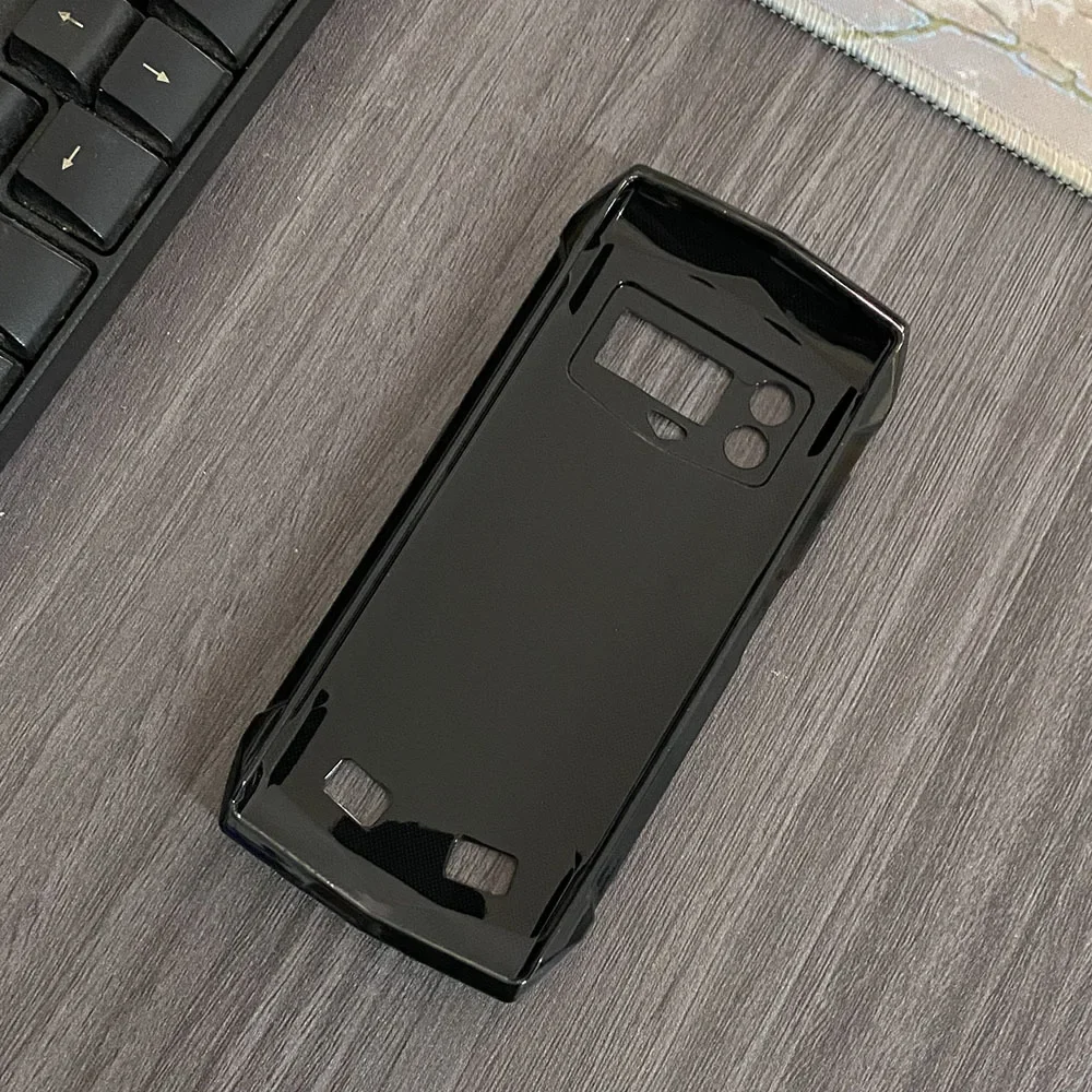 Funda de TPU para Doogee Smini, funda de teléfono para Doogee S mini DoogeeSmini, funda protectora de silicona suave, fundas transparentes negras - imagen 2
