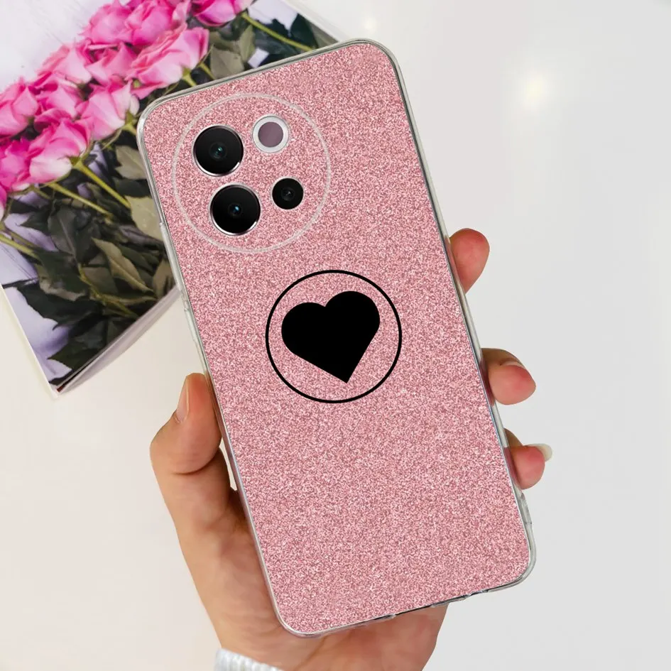 Para Vivo V40 Lite funda 2024 lindo astronauta a prueba de golpes Capa silicona suave TPU funda de teléfono para Vivo V40 Lite 5G parachoques transparente - imagen 3