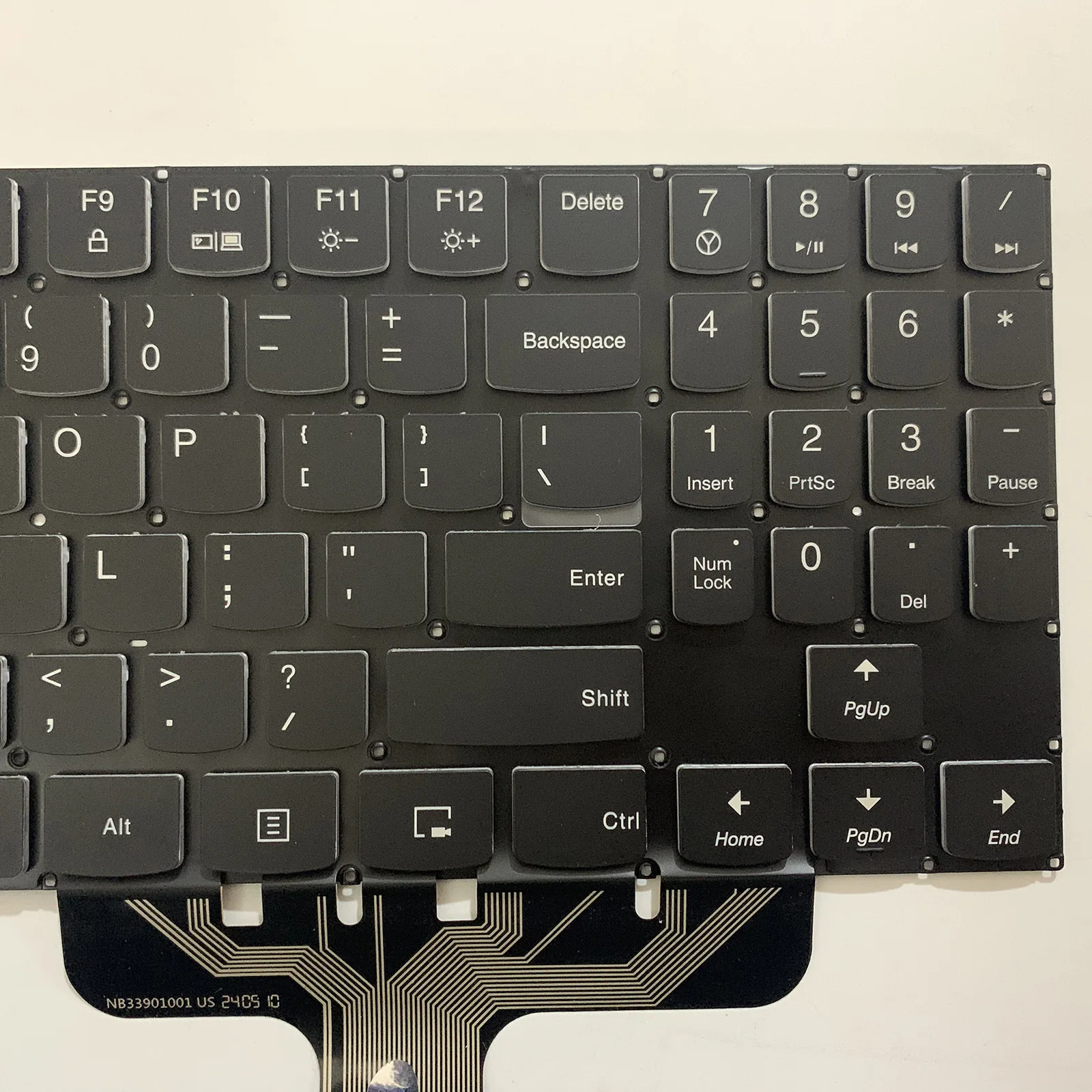 Teclado de ordenador portátil con diseño estadounidense para Lenovo Ideapad Y300 Y330 U330 Y410 Y430 Y510 Y520 Y530 Y710 Y730 - imagen 2