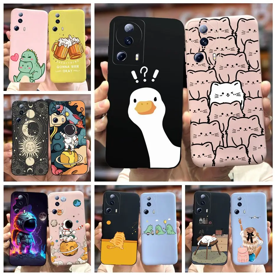 Para Xiaomi 13 Lite funda Mi 13 Pro Linda funda de dibujos animados de moda Fundas de teléfono de silicona suave para Xiaomi 13 Pro Mi13 Lite Fundas parachoques