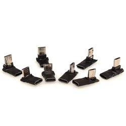 Adaptador Micro USB Ángulo Recto 90º Macho a Hembra Ultragráfico