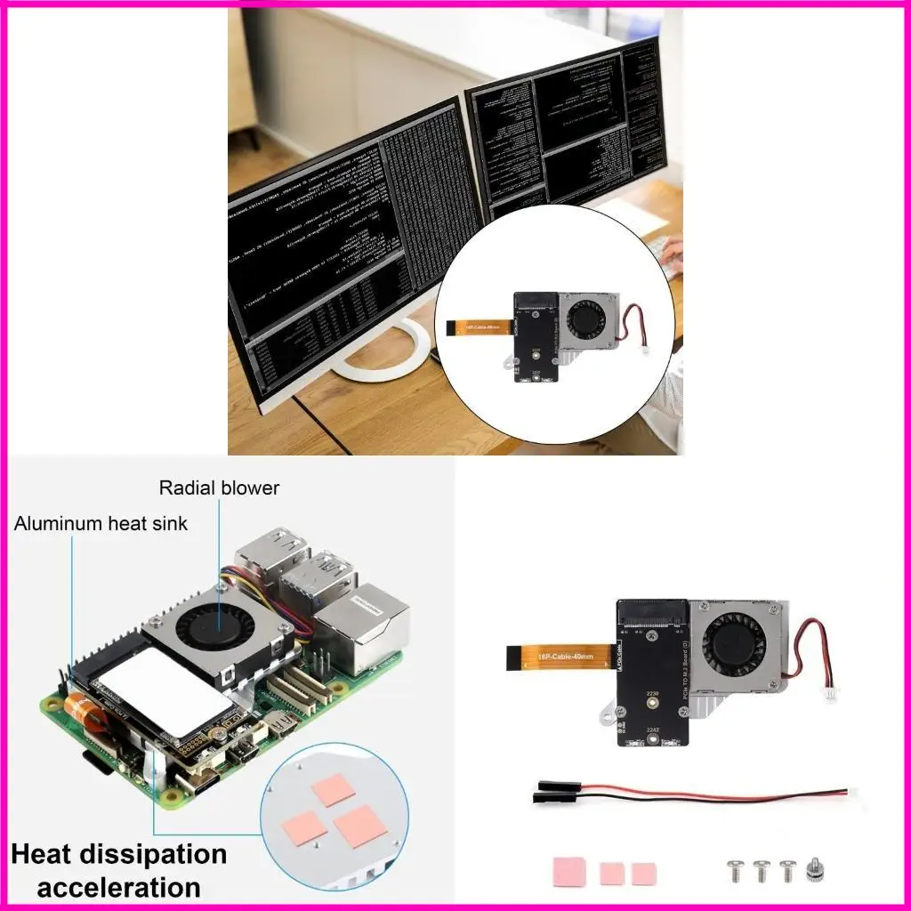 Dispositivo ventilador enfriamiento activo para 5 para rendimientos sostenimiento