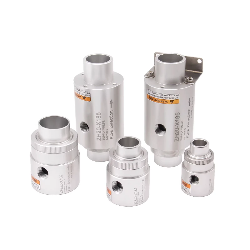 ZH10 20 30 40-B-X185 ZH19 25 32-X187 Boquilla de gran flujo Alimentación neumática Succión Transporte al vacío Generador amplificador