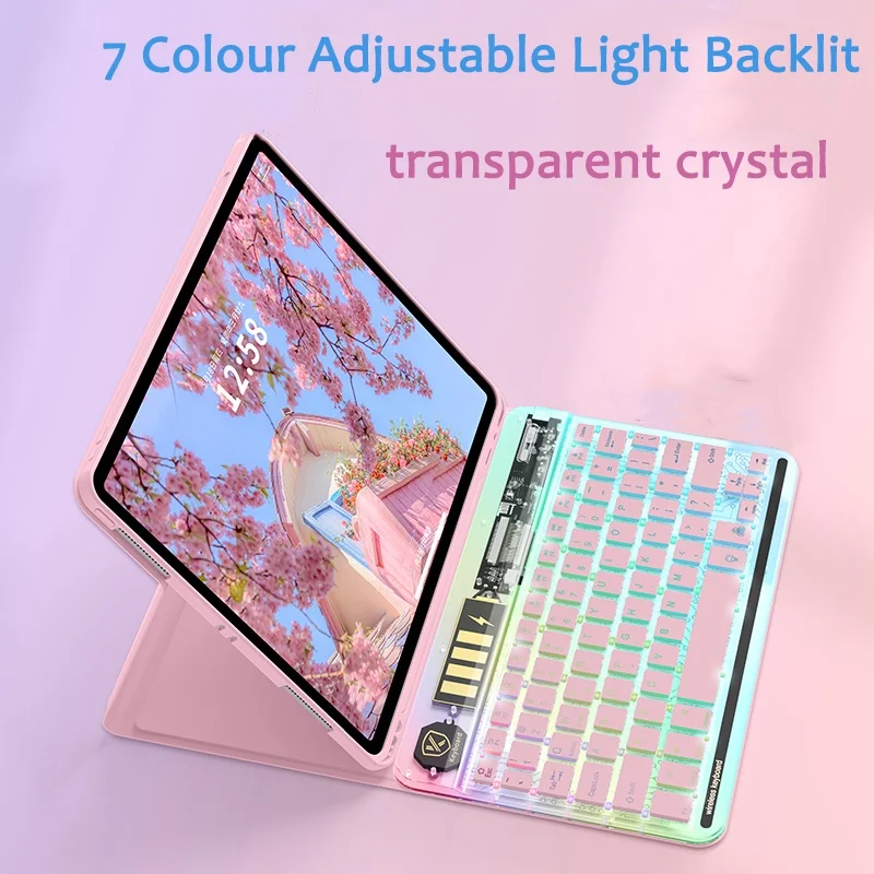 Funda de cristal transparente para Lenovo Tab M11 Plus 11,5 pulgadas 2024 K11 B11 M11 P11 Pro 2nd 11.2 Plus 2nd 11.5 M10 Gen 3.a funda para teclado
