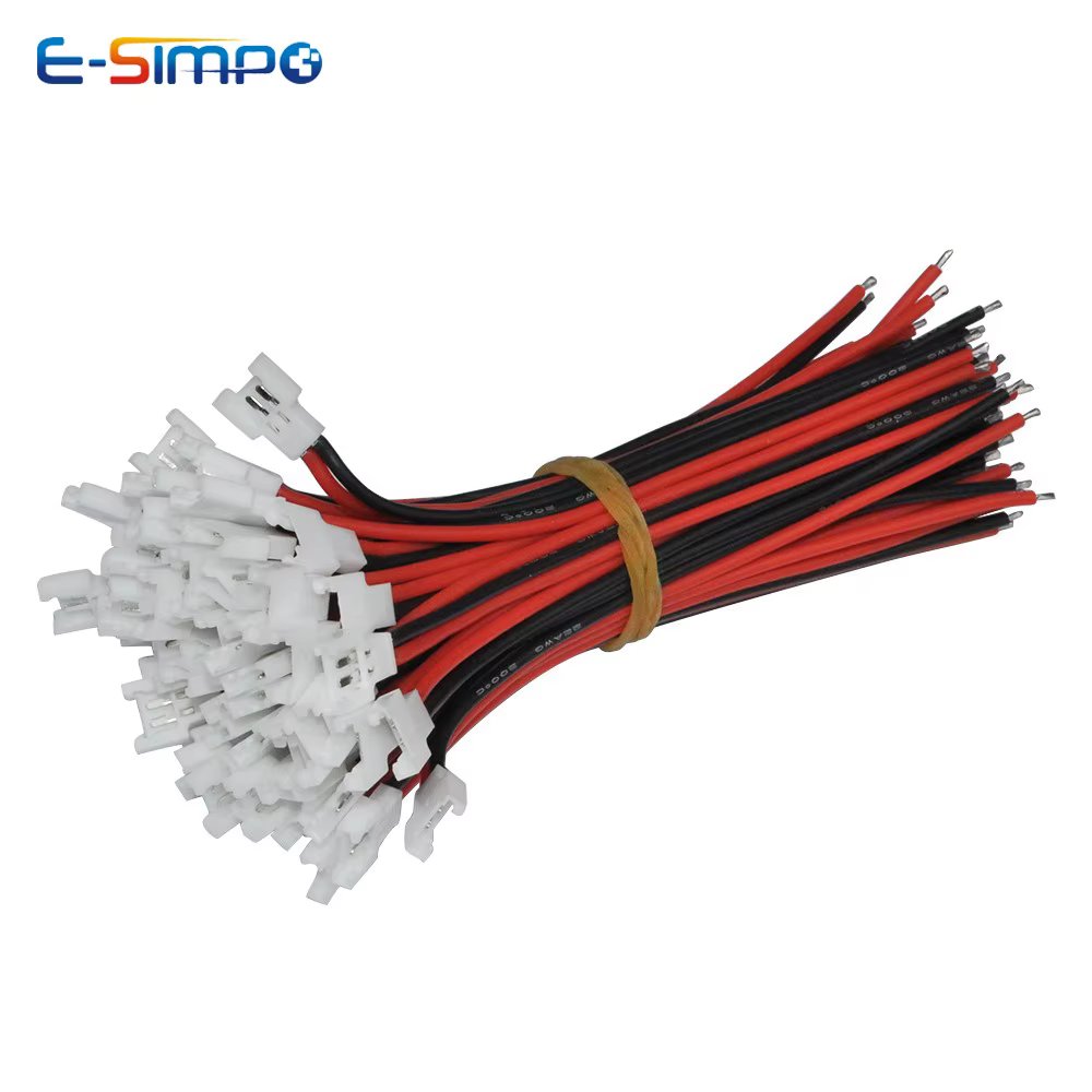 10 Uds 51005 51006 2 pines 10cm MX2.0 modelo de avión toma de carga de batería enchufe macho hembra cable Terminal - imagen 5