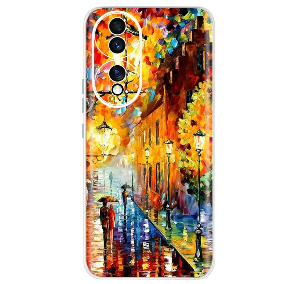Para Honor 70 Funda 2022 Funda trasera de silicona suave a la moda para Huawei Honor 70 5G FNE-AN00 Funda Honor70 6,67 "TPU - imagen 2