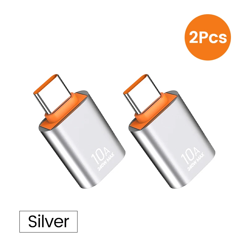 A- C silver 2pcs