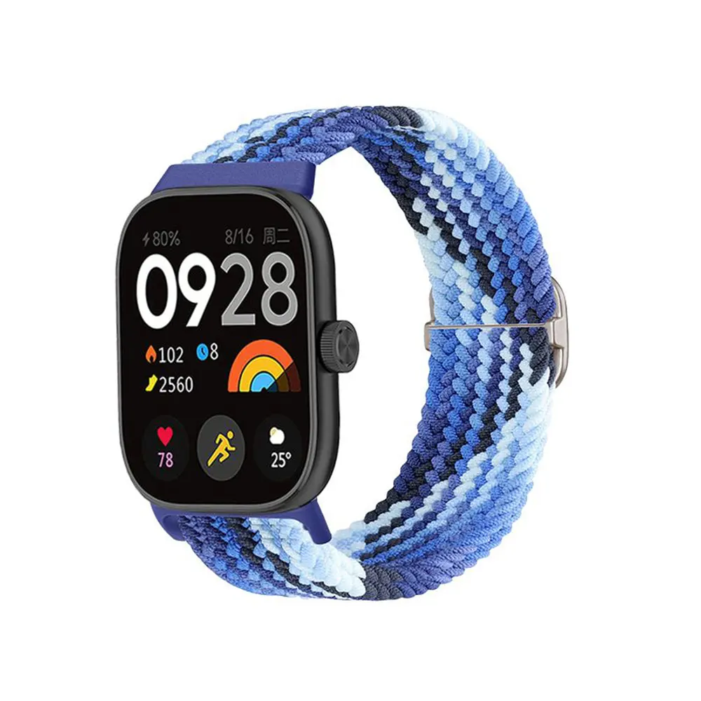 Correa deportiva de nailon trenzado para Xiaomi Redmi Watch 5 4, Correa de repuesto para muñeca, pulsera para Xiaomi Miband 8 pro - imagen 5