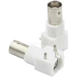 Conector BNC Hembra para PCB Horizontal con Tuerca
