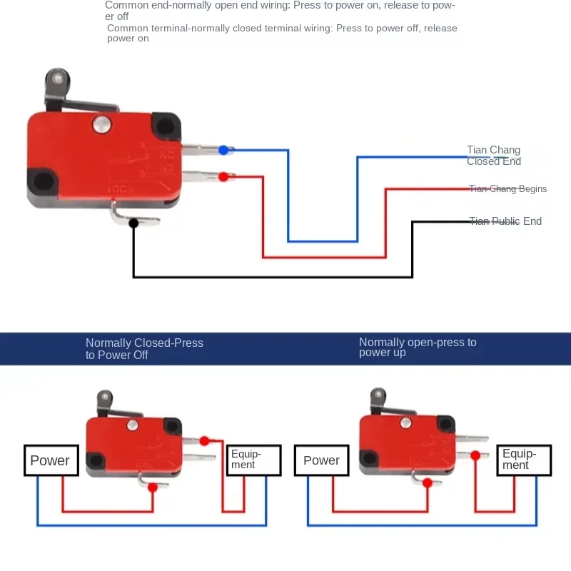 Interruptor de viaje microinterruptor autorreinicio V-15-1C25 V-151-1C25 V-152-1C25 V-153-1C25 V-154-1C25 V-155-1C25 V-156-1C25 - imagen 3