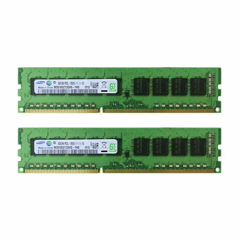 Memoria de servidor Samsung PC3-12800E 14900E 10600E 1,35/1,5 V ECC Ram DDR3 DDR3L 8GB 1333 1600MHz 1866MHz Memoria de estación de trabajo - imagen 2