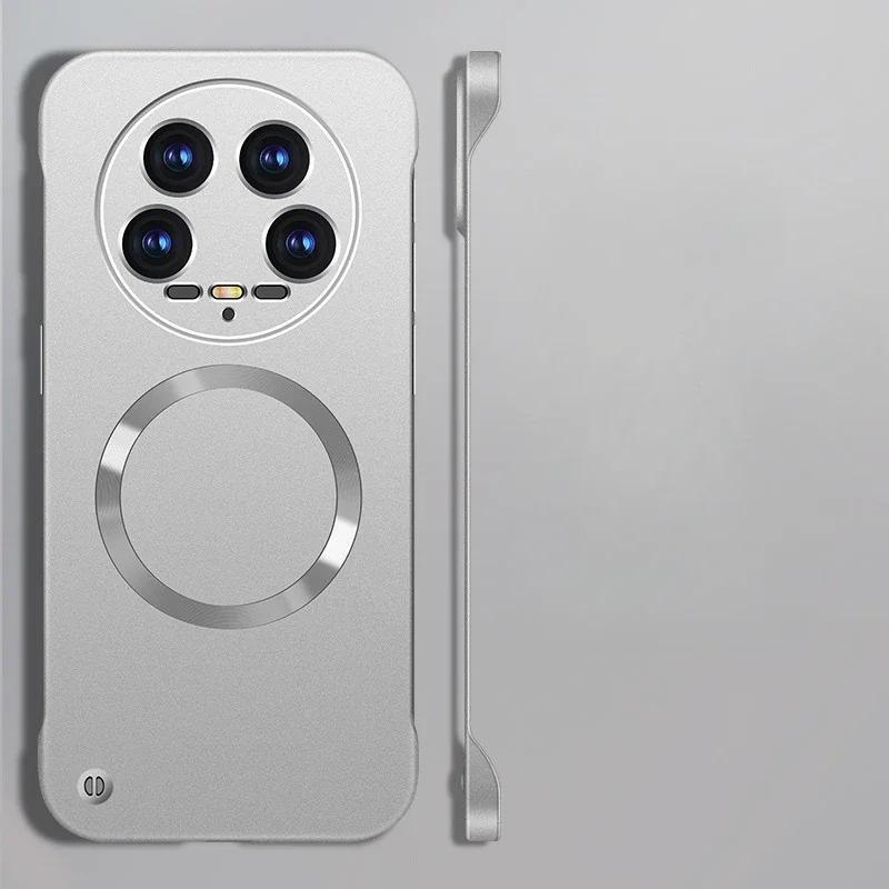 Para Xiaomi 15 Ultra pintura metálica sin marco delgada funda dura para PC para Xiaomi Mi 15 Ultra 15pro magnética para Magsafe funda protectora - imagen 5