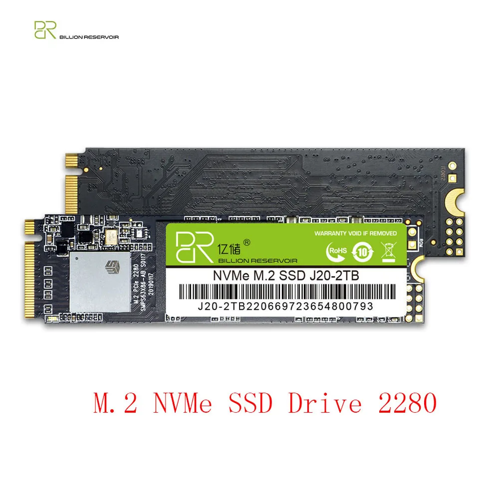 BR SSD 512GB 1TB NVMe M2 PCIe3 * 4 SSD Unidad de estado sólido M.2 2280 Disco duro Disco de estado sólido interno para computadora portátil de escritorio - imagen 2