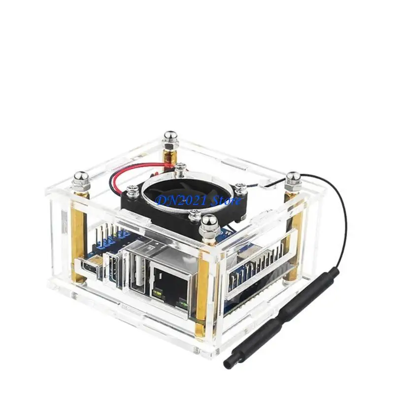 Funda acrílica Universal F3KE para placa desarrollo 3, carcasa protectora, fácil acceso a todos los puertos - imagen 3