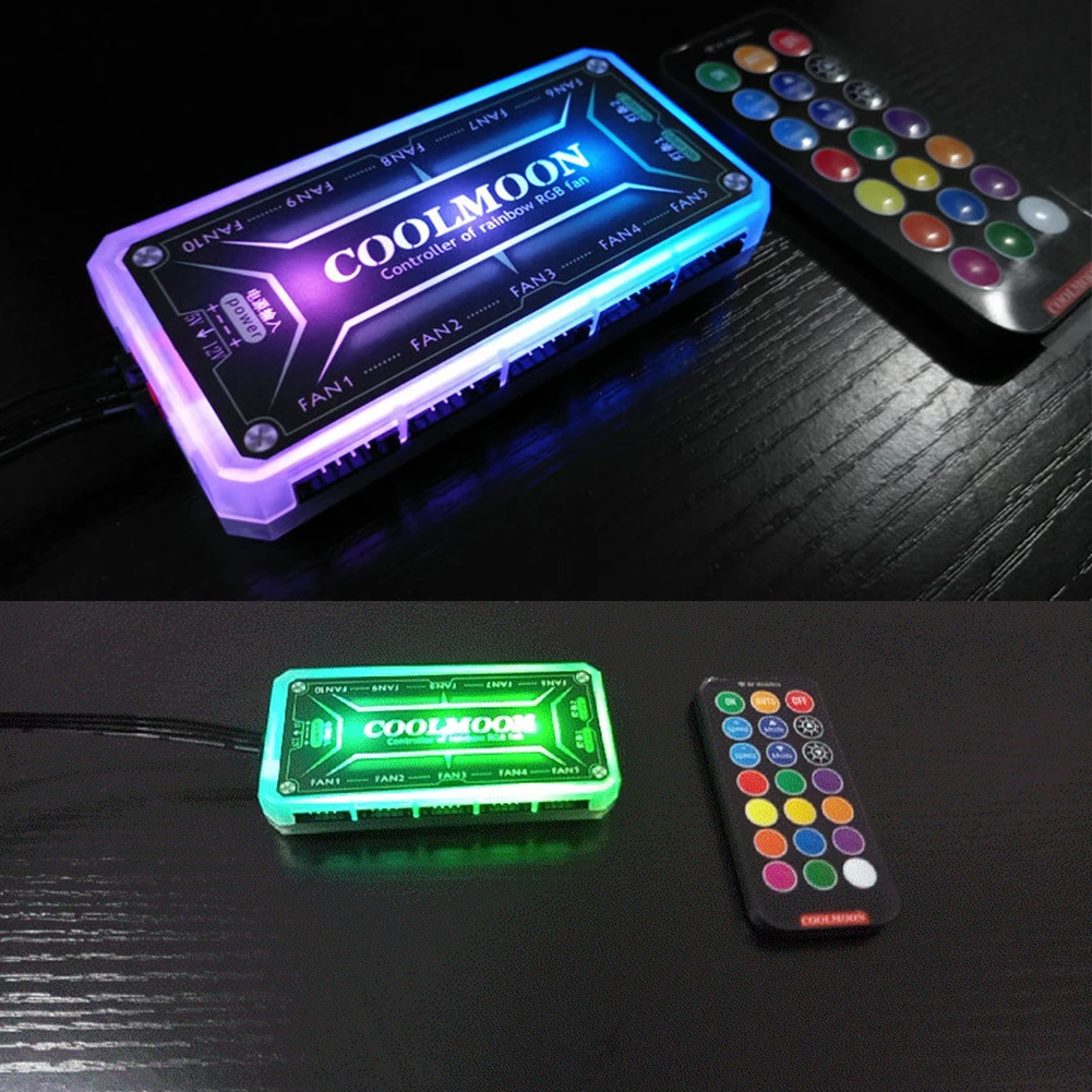 Coolmoon Panel Lateral RGB LED – Iluminación para Chasis PC - imagen 4