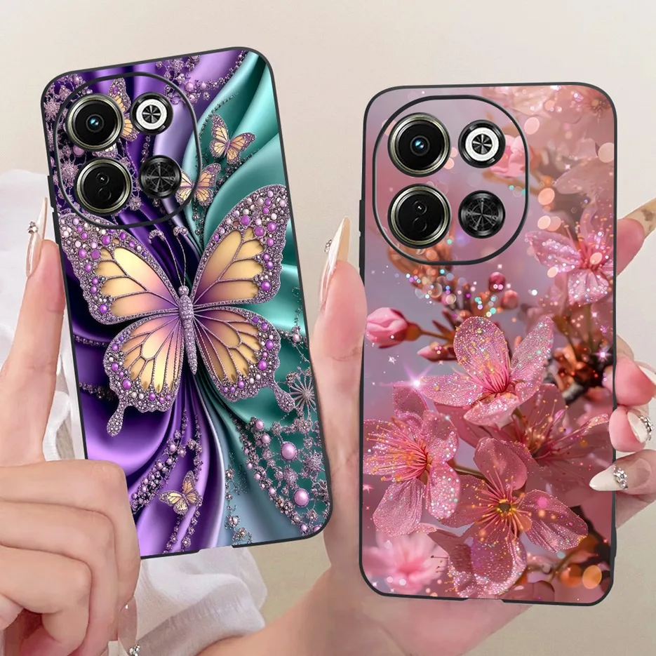 Para Tecno Pova 6 Neo 5G funda KL8 de lujo mariposa árbol pintado funda de silicona suave para Tecno Pova 6 Pro Pova6 Neo 4G Fundas - imagen 2