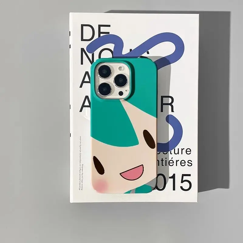 Nueva funda de teléfono Anime H-Hatsune Mikus para iPhone 16 15 14 13 12 11 Pro Max XS XR XSMax 6 7 8 Plus, funda dura HD brillante para PC