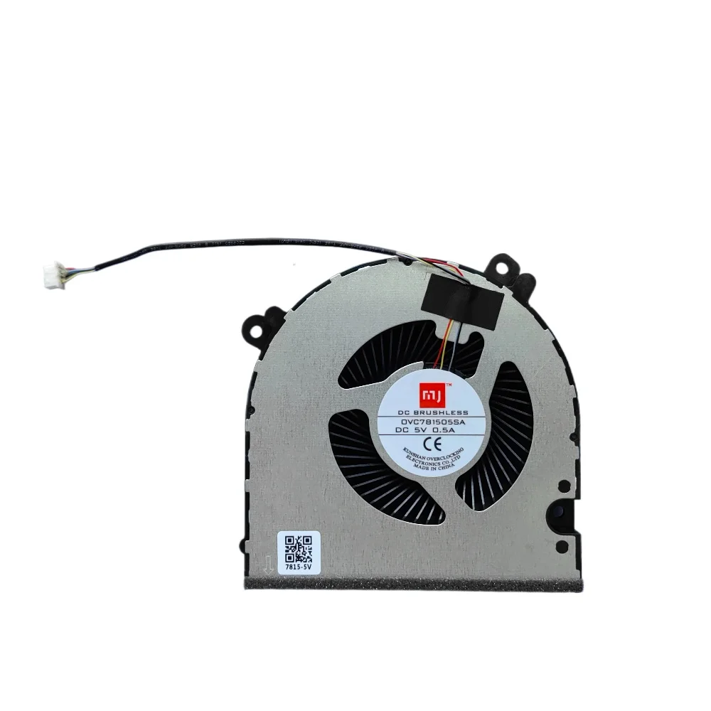 VENTILADOR de refrigeración de CPU de ordenador portátil de repuesto para CLEVO NH55AC NH55AF DVC781505SA DC5V 0.5A