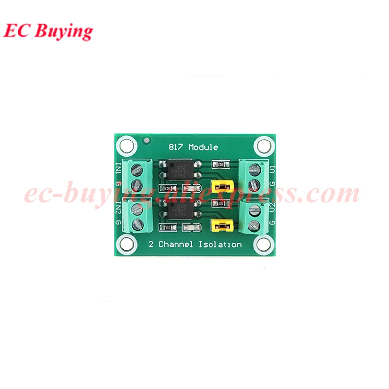 EL817 PC817 1 2 4 Módulo de aislamiento de optoacoplador de canal de 8 vías PLC 3V-5V 12V 24V aislador fotoeléctrico placa acopladora óptica - imagen 5