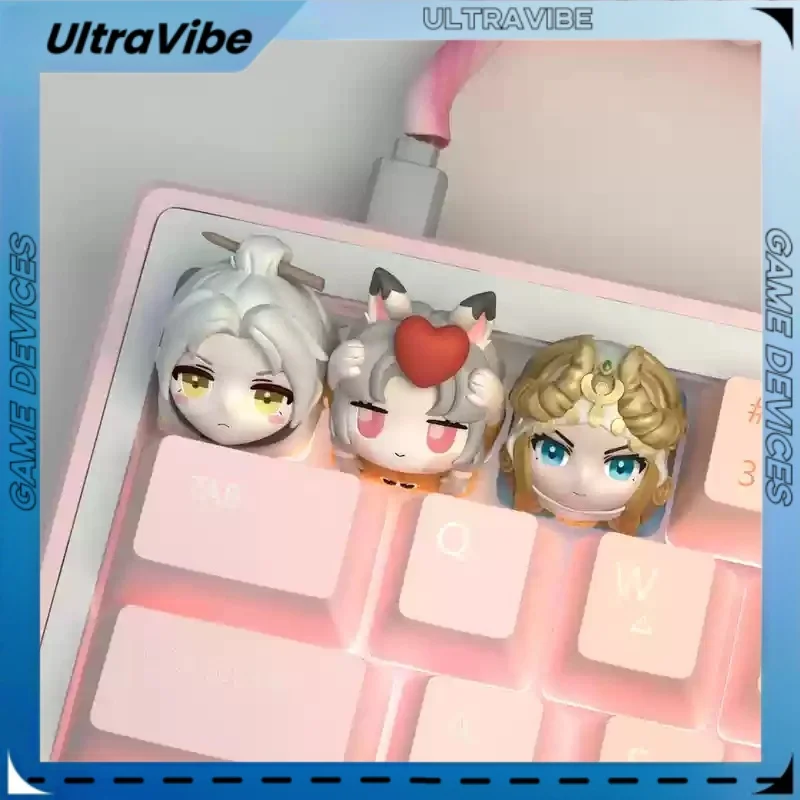 Kurimi Keycaps Naraka: teclas con tema de juego Bladepoint, 1 Uds., tapa de tecla personalizada, teclas de teclado mecánico de resina 3D