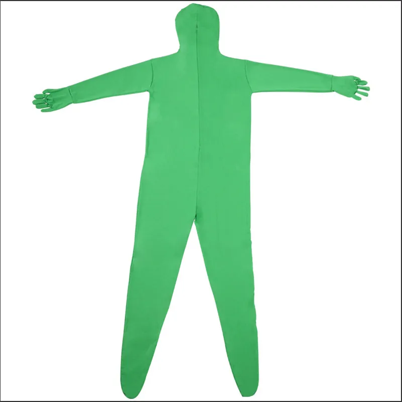 Traje de pantalla verde de cuerpo elástico, mono ajustado con efecto Invisible, disfraz Unisex para foto y Video, Festival de efectos especiales - imagen 2