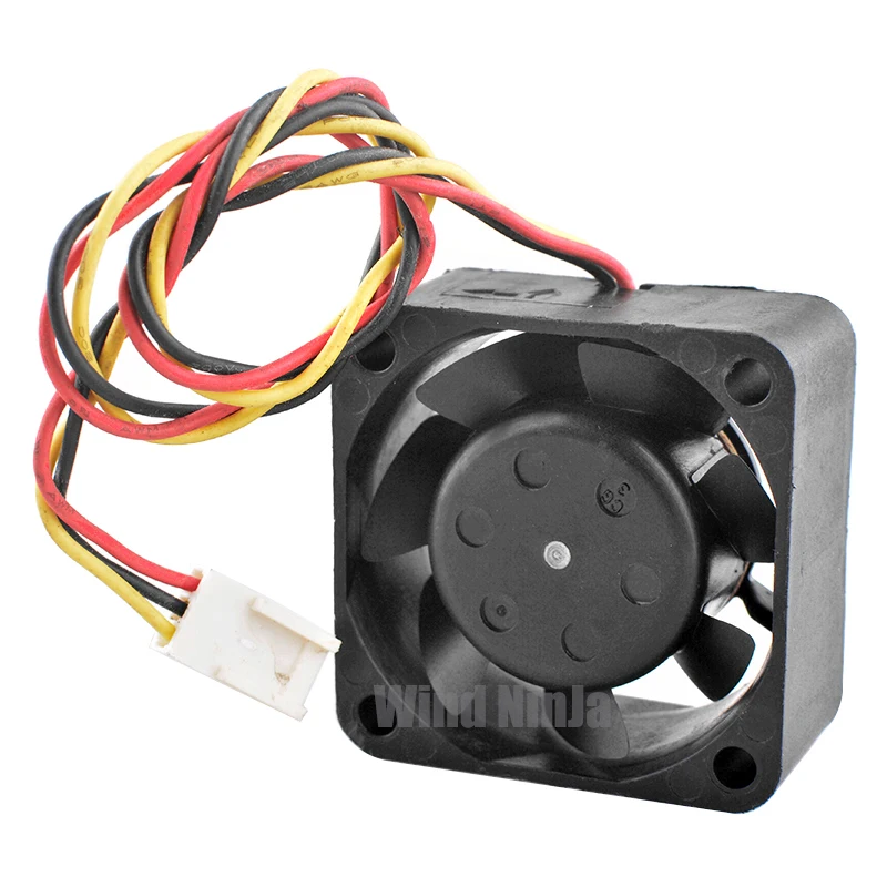 TA150DC C34637-58 4 cm X 40 mm Ventilador de enfriamiento con rodamiento de bolas dual DC12V 0.13A Ventilador de fuente de alimentación de computadora industrial de 3 pines - imagen 3