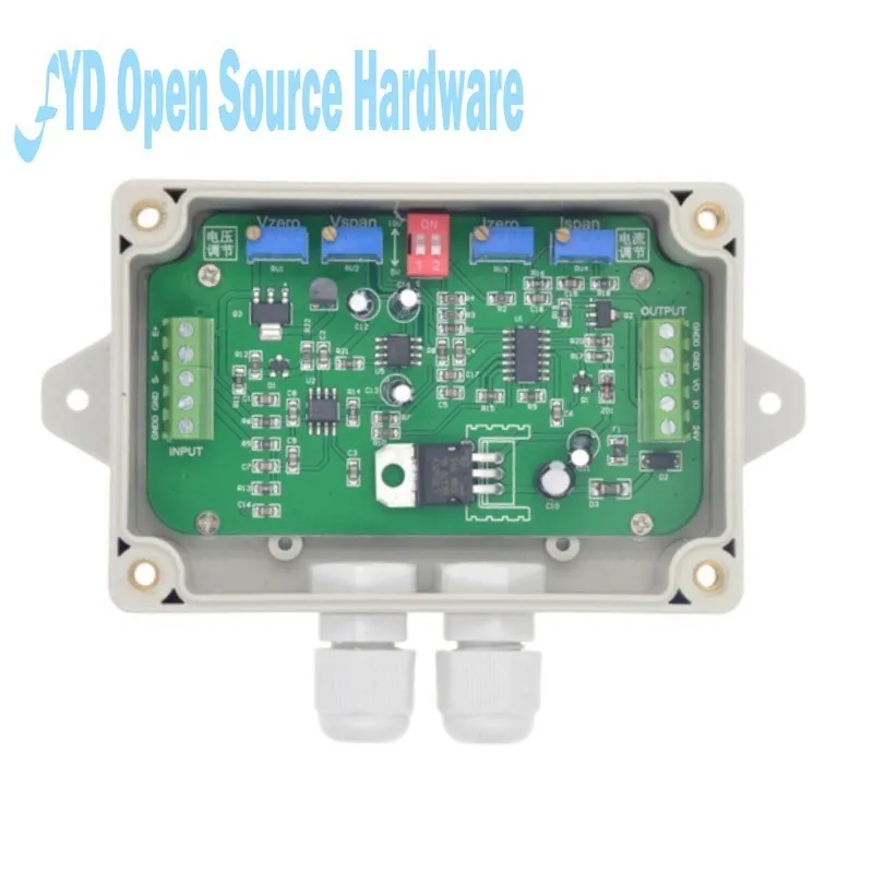 Transmisor de pesaje amplificador sensor de pesaje convertidor de voltaje y corriente 0-5V0-10V4-20MA - imagen 2
