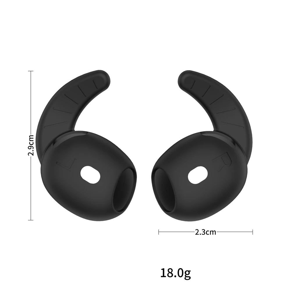 5 pares de ganchos para la oreja para Airpods 4, auriculares suaves antipérdida, fundas protectoras deportivas, puntas para auriculares para AirPods 4 - imagen 2