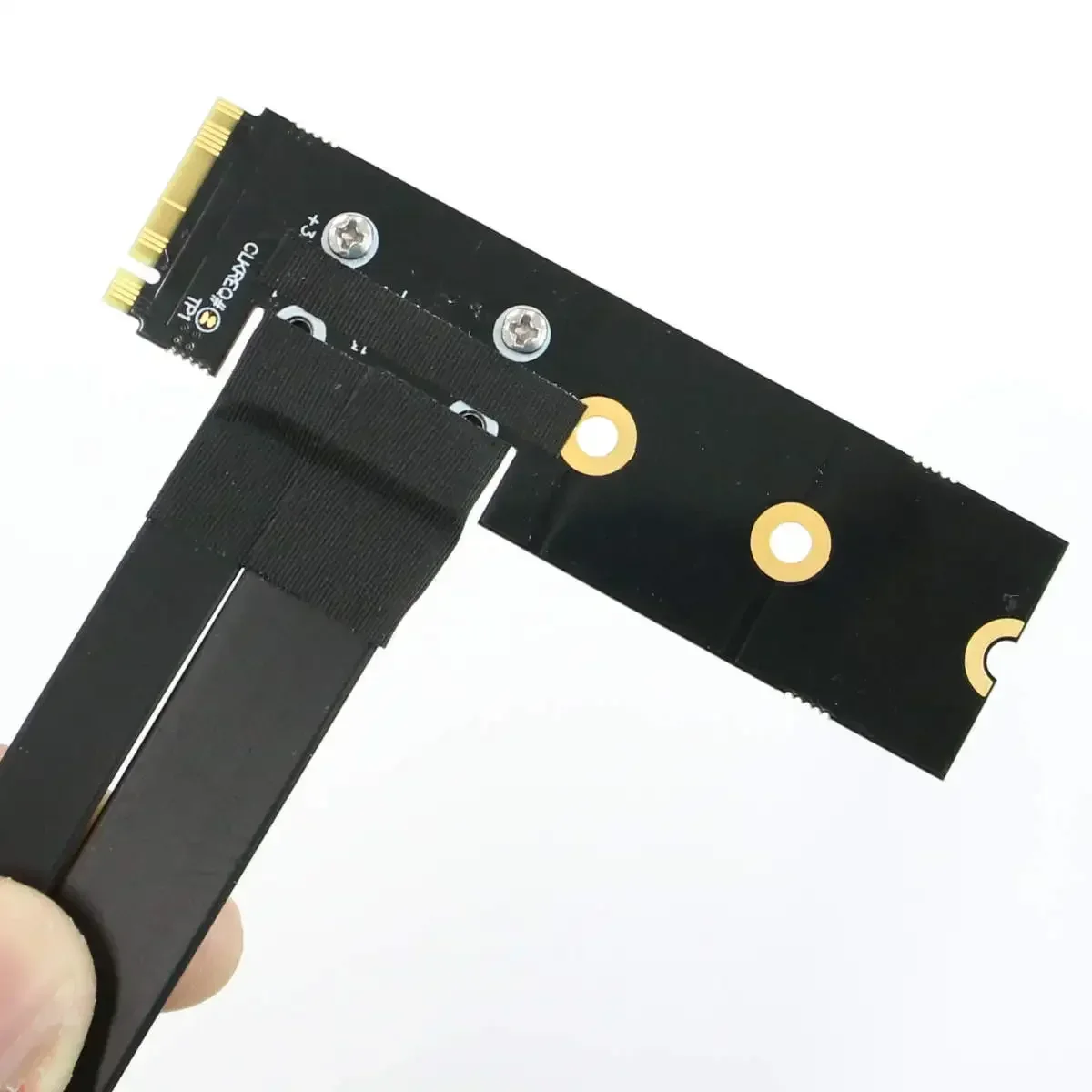 Adt-link Adaptador M.2 NVMe a PCIe 3.0 x16 Ángulo 90° Soporte GPU STX - imagen 4